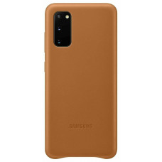 Cover of Samsung Leather Cover for Galaxy S20 (G980) Brown