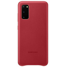 Cover of Samsung Leather Cover for Galaxy S20 (G980) Red