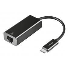 Адаптер Trust USB-C to Ethernet Black