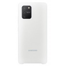 Cover of Samsung Silicone Cover for the Galaxy S 10 Lite smartphone (G770) White