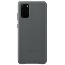 Cover of Samsung for Galaxy S20 + (G985) of Leather Cover Gray