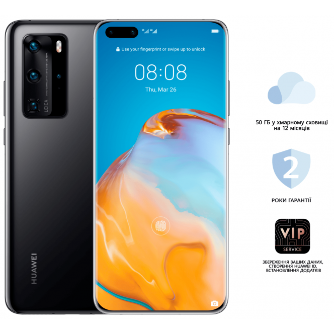 Смартфон Huawei P40 Pro Black