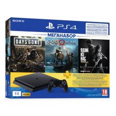 Game console SONY PlayStation 4 Slim 1Tb (Days Gone + God Of War + The Last of Us + PSPlus 3M) (9382102)