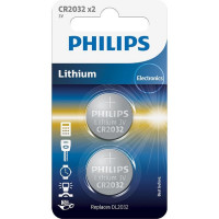 Philips Lithium CR 2032 BLI 2 (CR2032P2/01B) battery