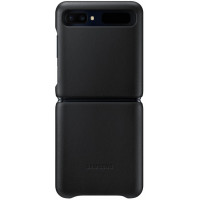 Чехол Samsung для Galaxy Z Flip (F700) Leather Cover Black