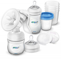 Milk pump of Philips Avent Natural manual with set for storage (SCD221/00)