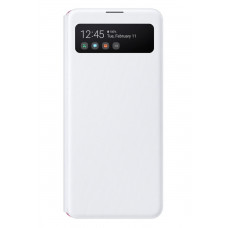 Cover of Samsung for Galaxy A41 (A415) S View Wallet Cover White