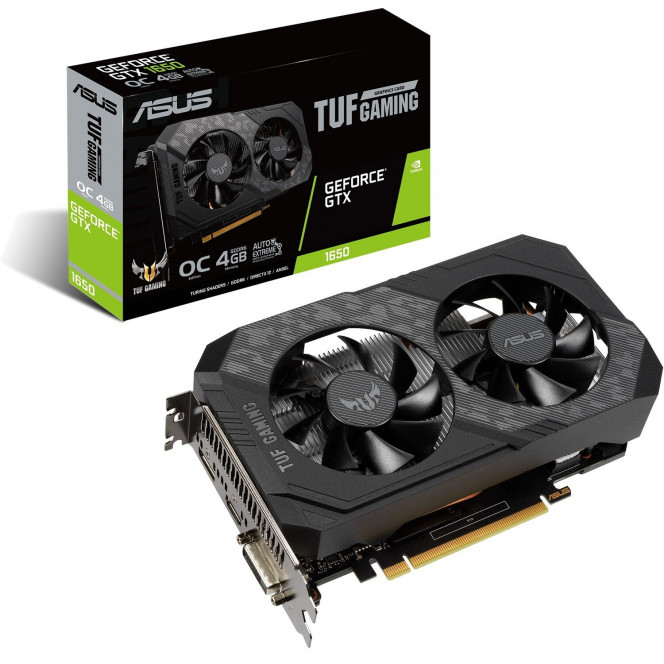 Video card of ASUS GeForce GTX1650 4GB DDR6 TUF GAMING (TUF-GTX1650-O4GD6-GAMING)