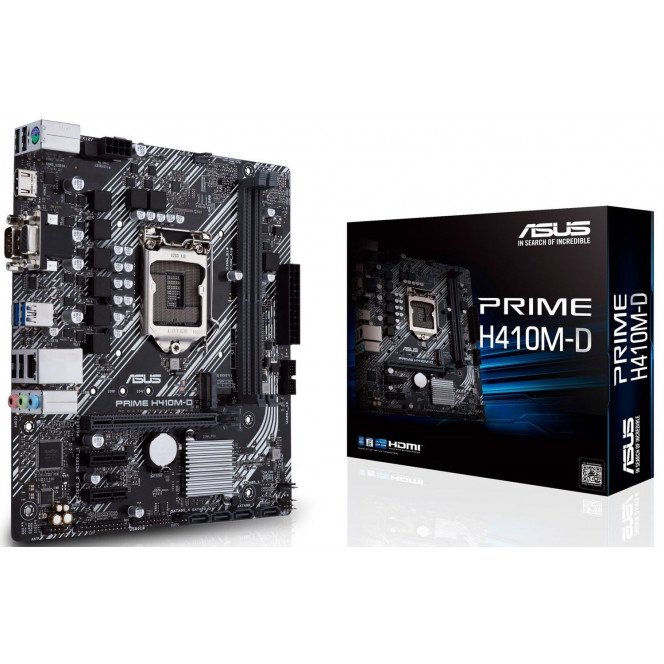 Материнcкая плата ASUS PRIME H410M-D