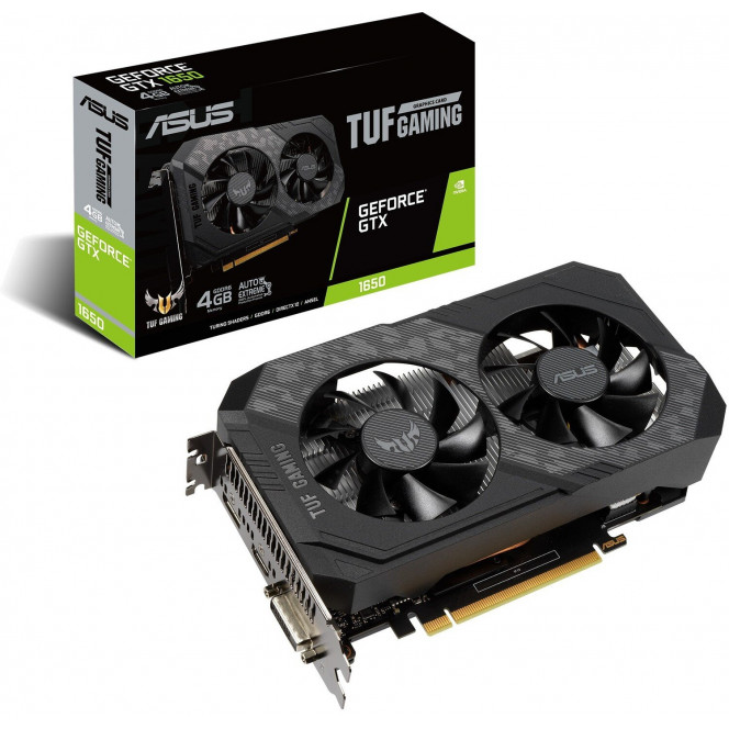 Видеокарта ASUS GeForce GTX1650 4GB DDR6 TUF (TUF-GTX1650-4GD6-GAMING)