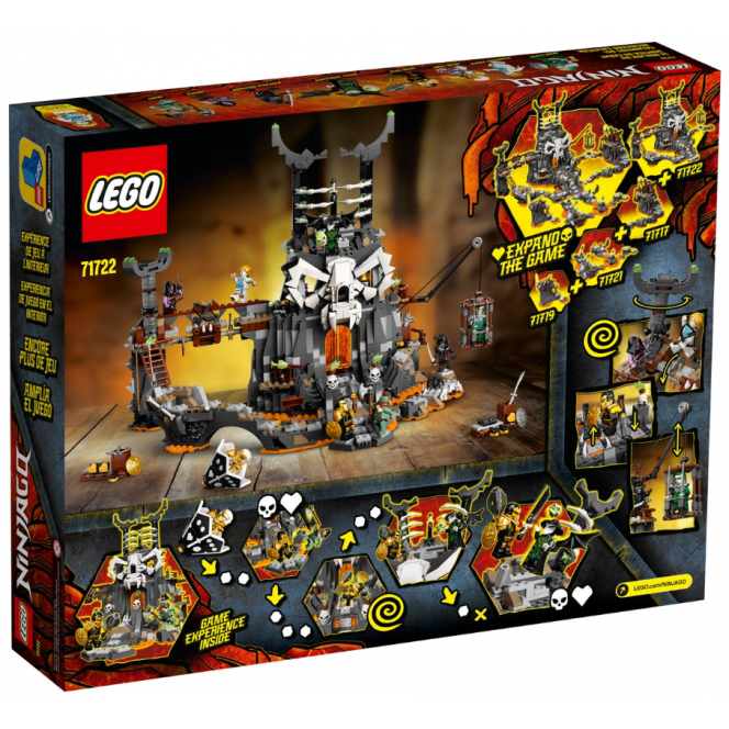 Конструктор LEGO Ninjago Подземелье колдуна-скелета (71722)