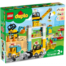 Конструктор LEGO DUPLO Башенный кран и строительство (10933)