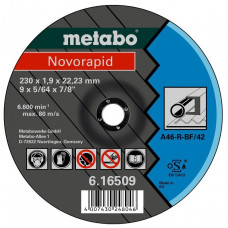 Cutting wheel Metabo Novorapid 230x1.9x22.23 steel, TF 42