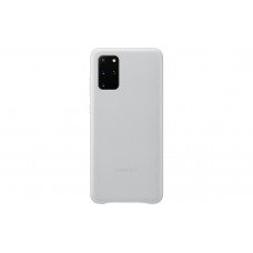 Cover of Samsung for Galaxy S20 + (G985) of Leather Cover Grayish White