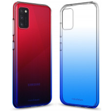 Чехол-накладка MakeFuture для Galaxy A41 Gradient (Clear TPU) Blue