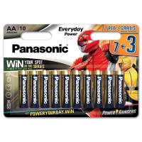 Panasonic EVERYDAY POWER AA battery of 10 pieces of Power Rangers (LR6REE/10B3FPR)