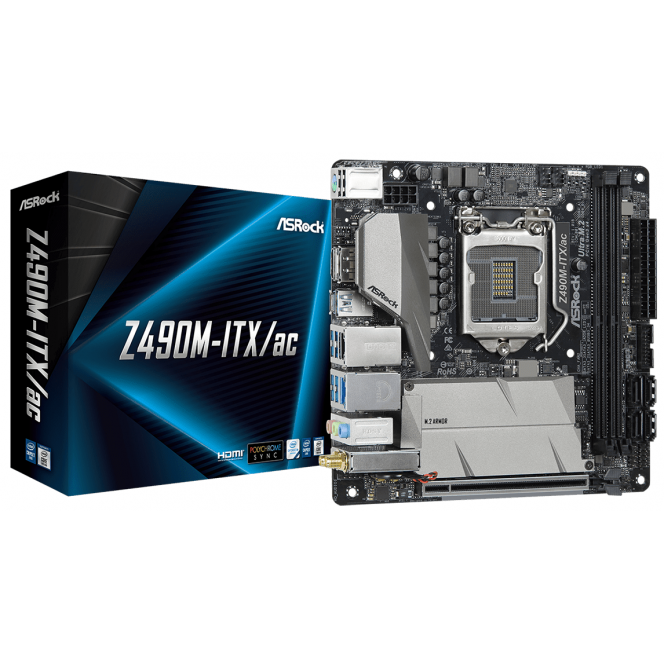 ASRock Z490M-ITX/AC motherboard