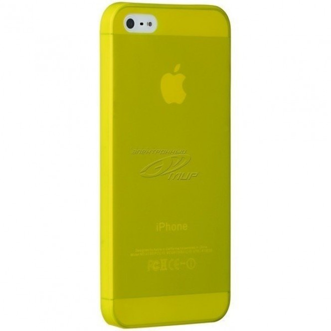 Ozaki cover for iPhone 5/5S/SE O! coat 0.3 Jelly Yellow