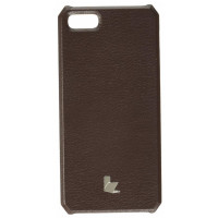 JISONCASE cover for iPhone 5/5S/SE Fashion Wallet Case Brown