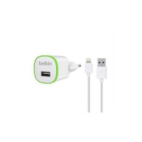 Memory network Belkin USB Micro Charger (220V + LIGHTNING cable, USB 1Amp), White