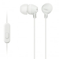 Sony MDR-EX15AP mic White earphones