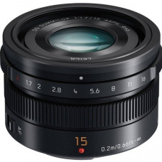 Объектив Panasonic Leica DG Summilux 15 mm f/1.7 ASPH. Black (H-X015E-K)