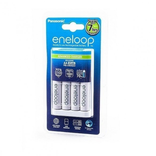 Charger Panasonic Advanced Charger + Eneloop 4AA 1900 mAh