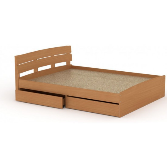 Bed 140x200 cm Companit Bed Modern 140 + 4 drawers Alder