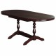 Dining folding oval table 140x80 cm Skif ST-22 walnut