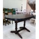 Dining folding oval table 140x80 cm Skif ST-22 walnut