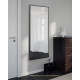 Full-length wall mirror 130 x 60 cm based on laminated chipboard (ZR6 wenge)