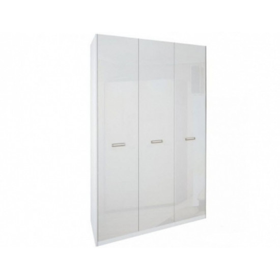 Wardrobe MiroMark Bohemia 3D 138x225x55 white gloss