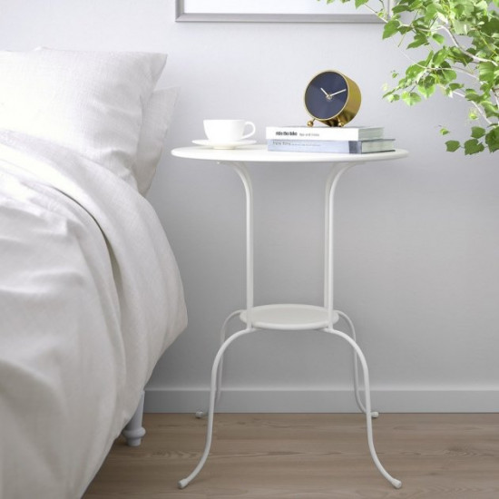 Coffee table IKEA LINDVED 50 x 68 cm white (004.338.95)