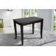 Compact folding wooden dining table Mix Furniture Erica wenge oak veneer