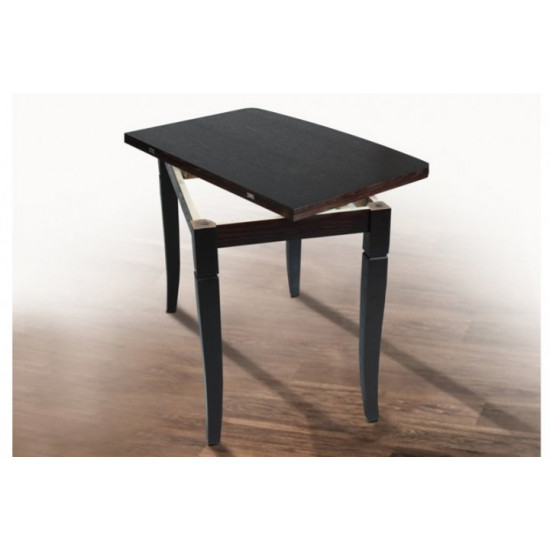 Compact folding wooden dining table Mix Furniture Erica wenge oak veneer