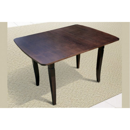 Compact folding wooden dining table Mix Furniture Erica wenge oak veneer