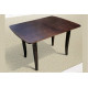 Compact folding wooden dining table Mix Furniture Erica wenge oak veneer