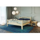 Bed Athena 2 Solid Beech LION Natural Beech 160x190 cm