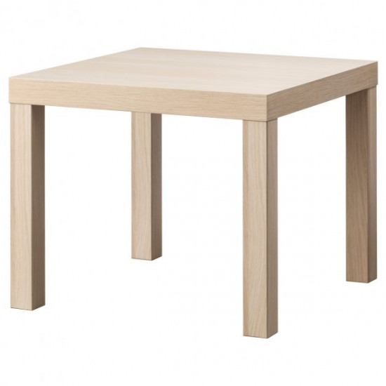 Coffee table IKEA LACK painted white oak (703.190.28)