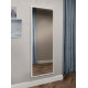 Full-length wall mirror 130 x 60 cm based on laminated chipboard (ZR6 white)