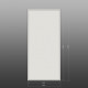 Full-length wall mirror 130 x 60 cm based on laminated chipboard (ZR6 white)