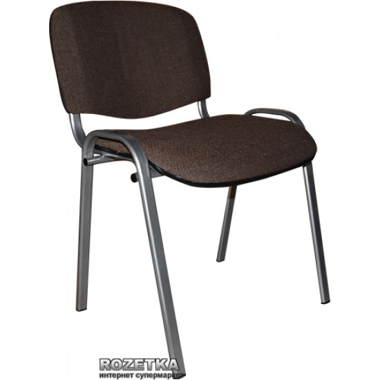 Chair Primtex Plus ISO alum C-24 Brown with black (ordf)