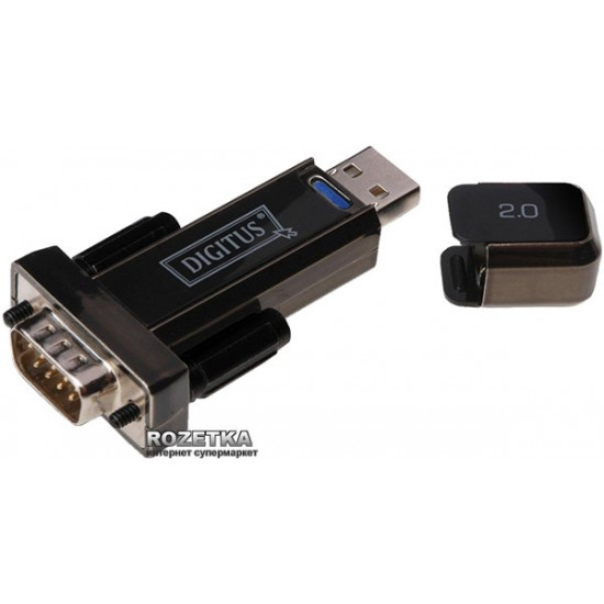 Адаптер Digitus USB to RS232 Black (DA-70156)