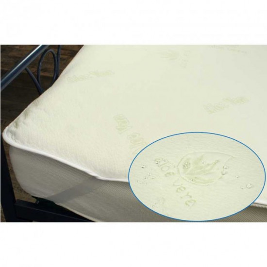 Mattress cover RUNO 120x200 Aloe Vera (699Aloe Vera)