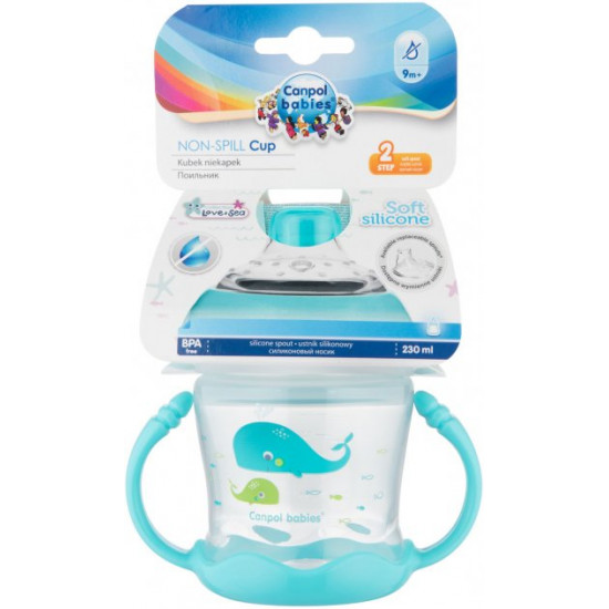 Sippy mug Canpol Babies Sweet fun 180 ml (57/300_blu)