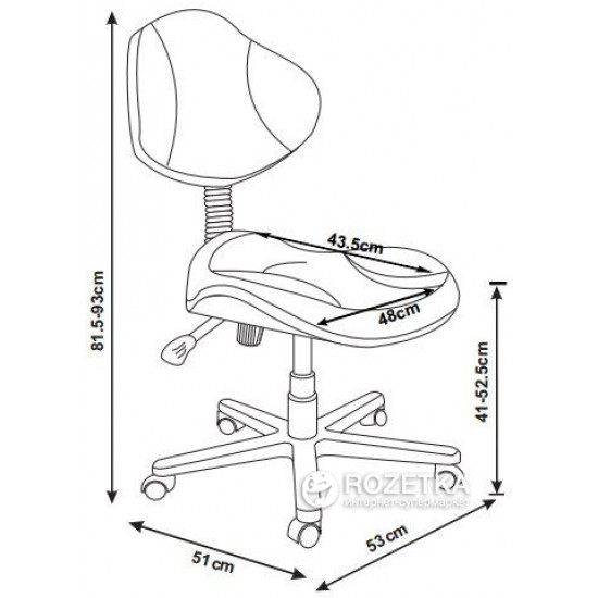 Children's chair FunDesk LST3 Gray