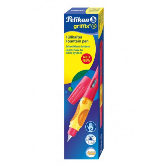 Capillary pen Pelikan Griffix Cherry Blue educational for left-handed people (955229)