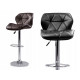 Adjustable bar stool Castel - brown