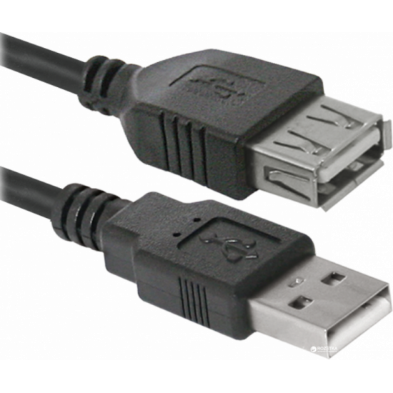 Кабель Defender USB02-10 USB2.0 AM-AF 3 м (87453)