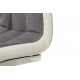 Chair Vetro Mebel S-117-grey-wh gray with white